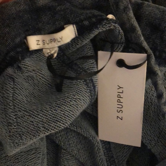 Z Supply XS only THE KNIT DENIM OVERALLS - Picture 5 of 5